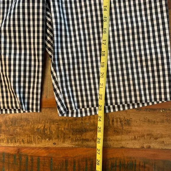 Sz 14 Jones New York gingham Plaid black Shorts Stretch Women's Ladies Easter - Picture 7 of 7